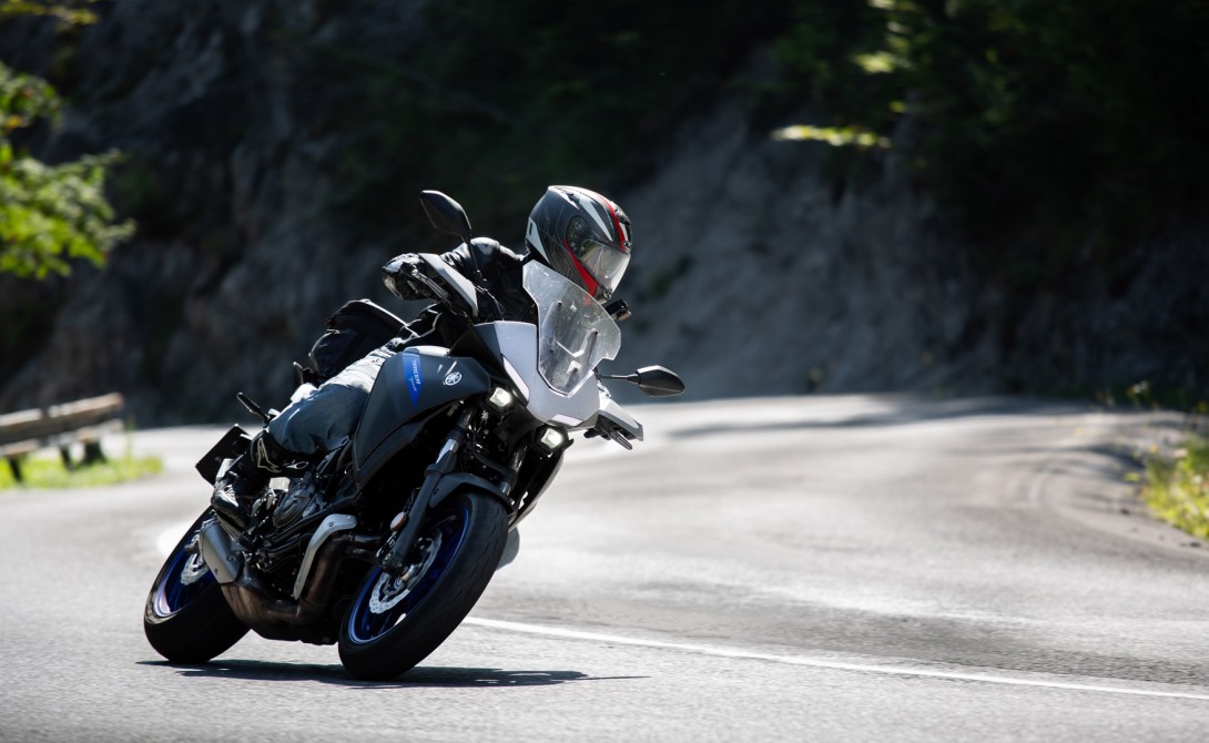 Private plate on a motorcycle