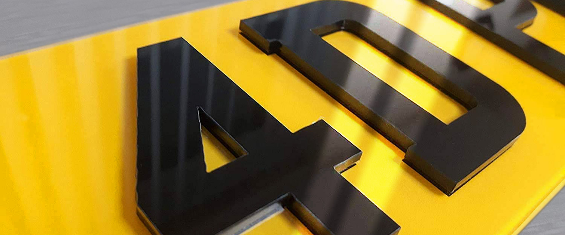 Personalised 4D Number Plates Superfast Delivery TopReg