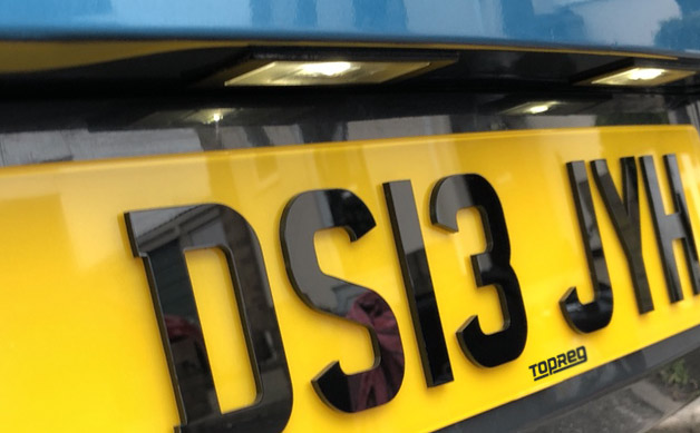 Number on sale plate printing